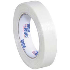 The 1 x 60 yds. (12 Pack) Tape Logic® 1300 Strapping Tape features durable, textured material ideal for sealing and packaging. Each roll in this convenient pack bears the Tape Logic brand on its core, ensuring quality assurance.