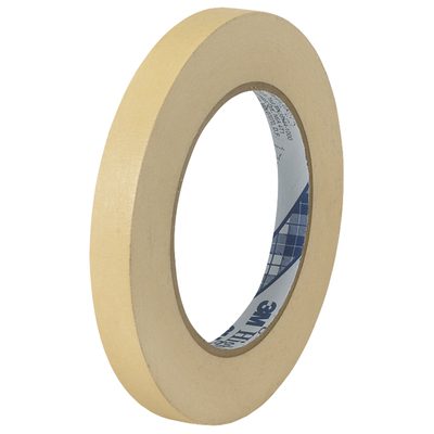 T9332307.jpg The 1/2 x 60 yds. 3M Masking Tape 2307, with a visible cardboard core on a white background, is versatile for various projects and comes in cases of 72.