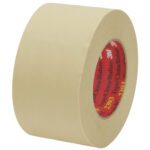 This 6-pack of 3 x 60 yds. red tape boasts the trusted quality of 3M™ 2393 Masking Tape.