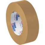The 1 1/2 x 60 yds. Kraft Tape Logic® Lbs5300 Flatback Tape features the brand name in blue and red on a white core, showcasing quality against a white backdrop. Sold in cases of 24 rolls.