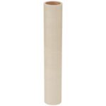 A beige, smooth, cylindrical tube of MH-USA 24 x 200 Cabinet Protection Tape (1 Roll/Case) is positioned upright against a plain white background.