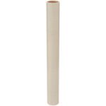 A tall roll of MH-USA 36 x 200 Cabinet Protection Tape (1 Roll/Case) stands upright against a plain white background, resembling the simple elegance of beige parchment paper.