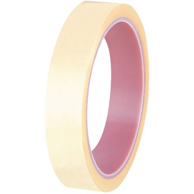 T964401PK.jpg A roll of 3M™ 40 Anti-Static Tape, 3/4 x 72 yds. (1 Pack), with a pink inner core, is diagonally placed against a plain white background.
