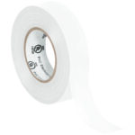 The MH-USA 3/4 x 20 yds. white electrical tape, available in a 10 pack, features the UL certification mark inside its core and unrolls to reveal a smooth, glossy surface.