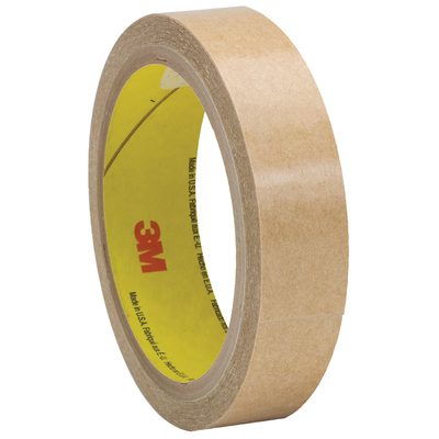T9649276PK.jpg The 3M™ 927 Adhesive Transfer Tape in beige, sized at 3/4 x 60 yds., features a yellow interior with a red 3M logo. It is displayed vertically on a white background and comes in a convenient 6-pack for versatile use.