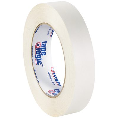 T985460.jpg The 1 x 60 yds. Tape Logic® Double Sided Film Tape, with Tape Logic® in blue and red on the core, is sleek white tape ideal for any task, available in cases of 48 rolls.