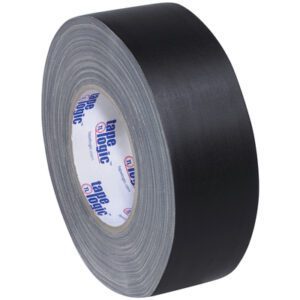 The 1 x 60 yds. Black Tape Logic® 11 Mil Gaffers Tape comes with its brand name on the inner core and is perfect for repairs or sealing, offered in cases of 48 rolls.