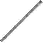 A slender metal coil spring rests diagonally on a white background, much like the precision of the 3M Replacement Blade for an M727 Dispenser, with its tightly spaced coils elegantly reflecting light across its surface.
