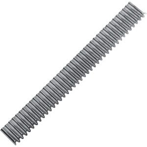 A close-up of the 3M Replacement Blade for P52W Dispenser shows a straight, symmetrical metal strip with comb-like vertical ridges in a silver-gray finish.