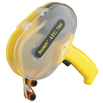 TDTRANSF3M.jpg The 3M™ 700 Adhesive Transfer Tape Dispenser is a yellow Scotch ATG 700 featuring a translucent cover, ergonomic handle, and visible tape roll. It ensures precise application of double-sided tape for diverse crafts and projects.