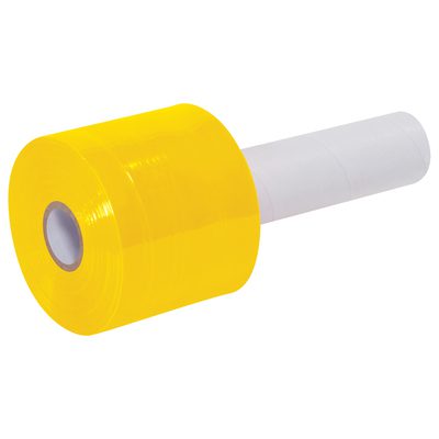 MH-USA 3" x 80 Gauge x 1000' Yellow Extended Core Bundling Film (18 Rolls/Case)