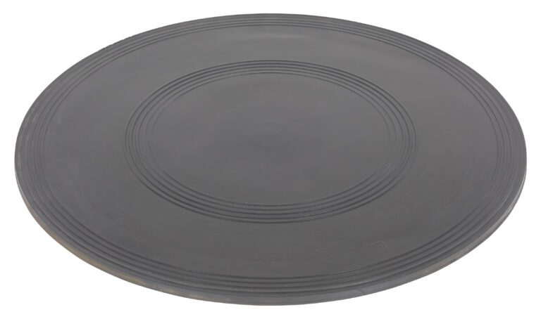 TT-30-7-8_A.jpg The Vestil Turntable, with a 30-inch diameter and just 0.8125 inches high, is a round flat black disc designed to integrate into any space while supporting up to 1K weight.