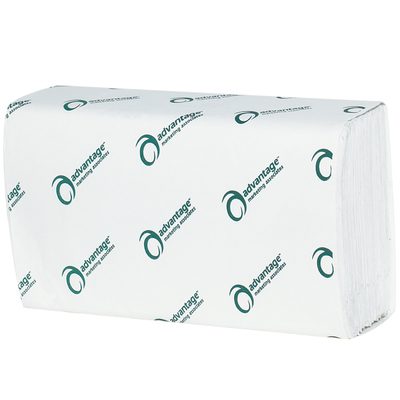 Simple Earth White Single-Fold Towels- 250 Sheets/Pack (16/Case)