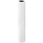 A large, white cylindrical roll stands upright, likely a 30 x 150 White Tyvek® Roll (1 Roll/Case). It features a visible black inner core on top against a plain white background.