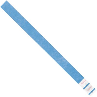 3/4 x 10" Blue Tyvek® Wristbands (500/Case)