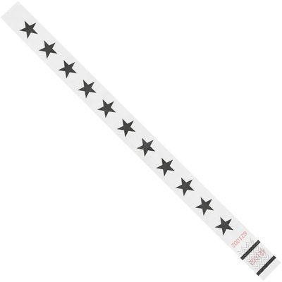 White Stars® Wristbands (500/Case)