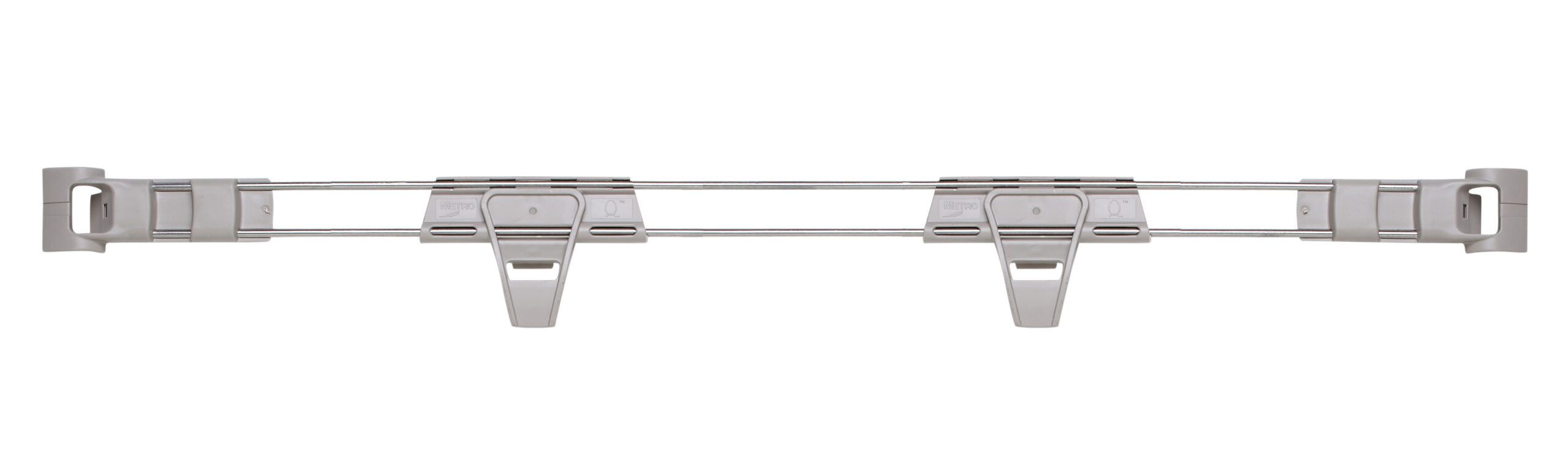 Stackable Shelf Ledge (Back) for MetroMax Q Industrial Plastic Shelving, 36" L x 2" H