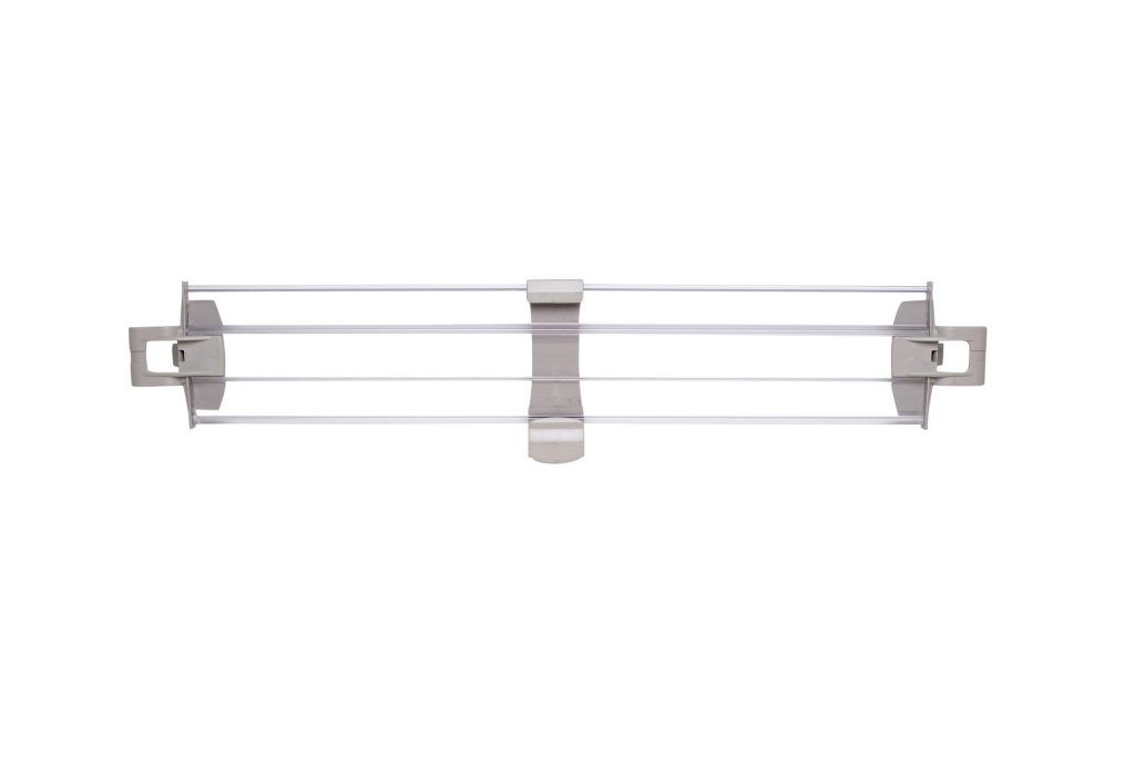 Solid Clear Stackable Shelf Ledge (Side) for MetroMax i Industrial Plastic Shelving, 24" L x 4" H