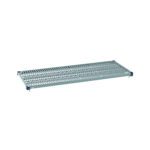 The MetroMax Q MQ2460G 24 x 60 plastic industrial shelf with a grid mat features a sturdy design, making it ideal for boosting storage efficiency in any setting.