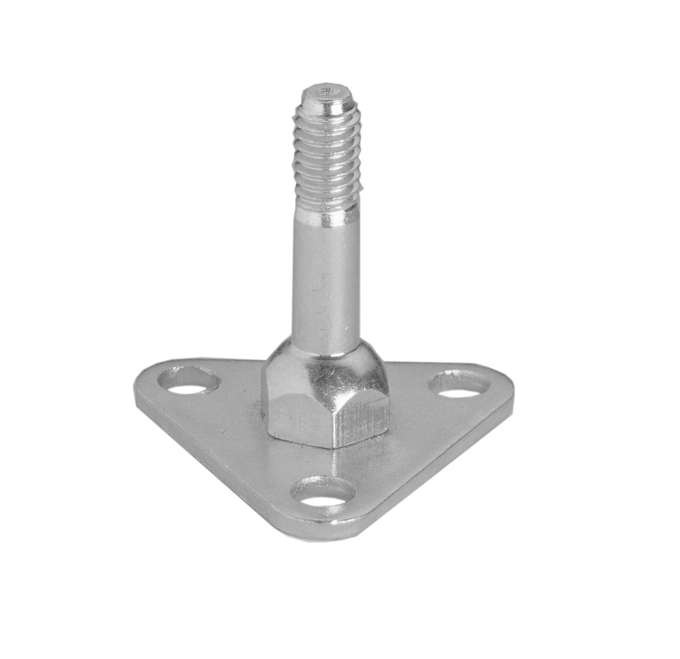 Foot Plate for Industrial Shelving Posts, Zinc