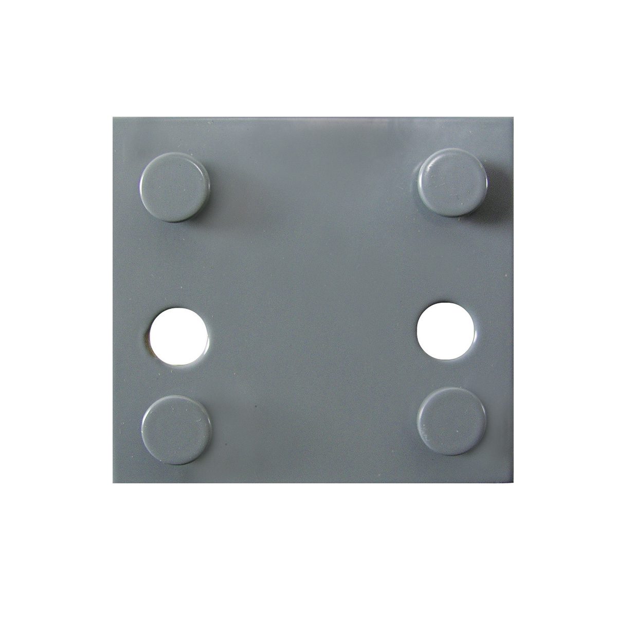 Rivet-Span Angle Post Tie Plate