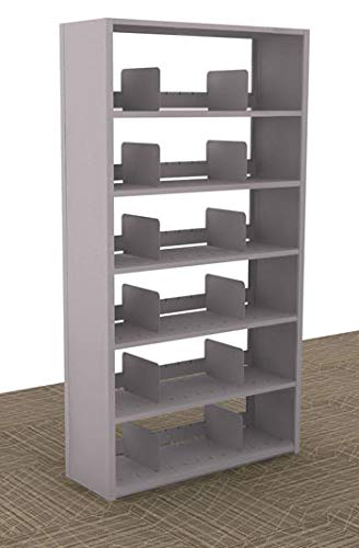 Aurora-Quik-Lok-Shelving-Starter-Unit-6-Openings-76-Tall-12-Letter-Size-B07ND4Z4MW.jpg The Aurora Quik-Lok Shelving Starter Unit, 76 tall with six openings, is perfect for organization. It includes five adjustable shelves and several dividers to accommodate 12 letter-size items. This functional gray unit is ideal for carpeted floors, meeting all your storage needs.