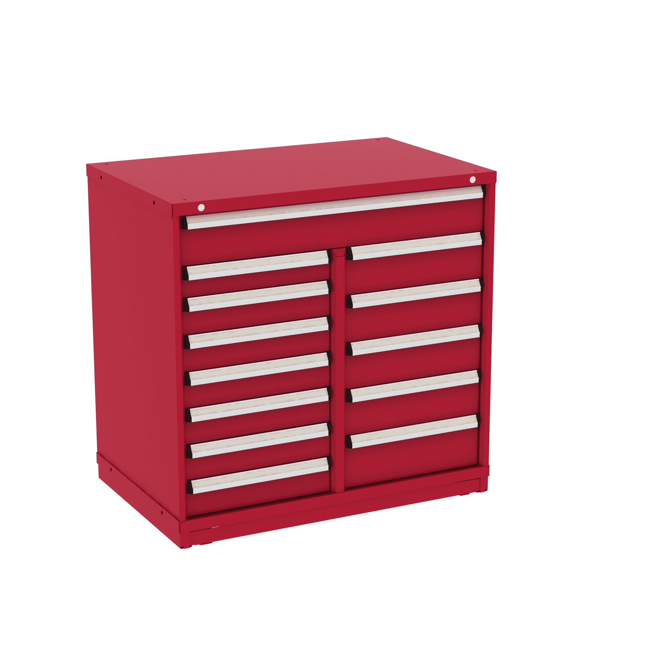 Borroughs Combination Cabinet, 13 Drawers, 44"H x 45-3/16"W x 29-1/4"D