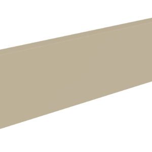 A beige rectangular metal panel with a smooth surface. It has a slight lip on one edge and appears to be designed for industrial or architectural use. The panel is set against a plain white background.