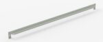 A long, slender metal bar with two holes at each end, designed for mounting or support purposes. The bar is light gray and positioned against a plain white background.