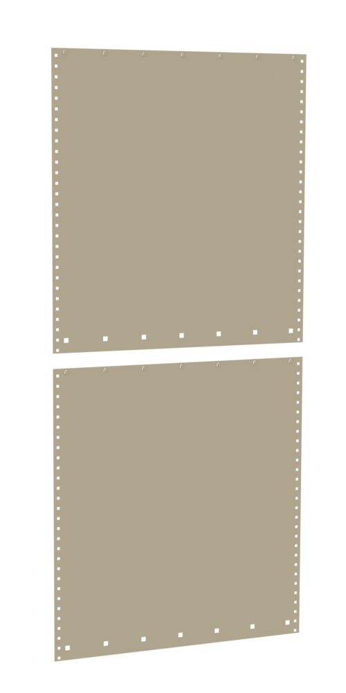 b1lsk3glukzpleo3zc3c.jpg Two beige sheets of perforated paper used for dot matrix or continuous feed printers, separated by perforations for easy tearing. Each sheet features holes along the sides and bottom for alignment.