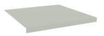A flat, rectangular, light gray slab with a clean surface is shown against a plain white background. The slab has a slight shadow underneath, giving it a three-dimensional appearance.