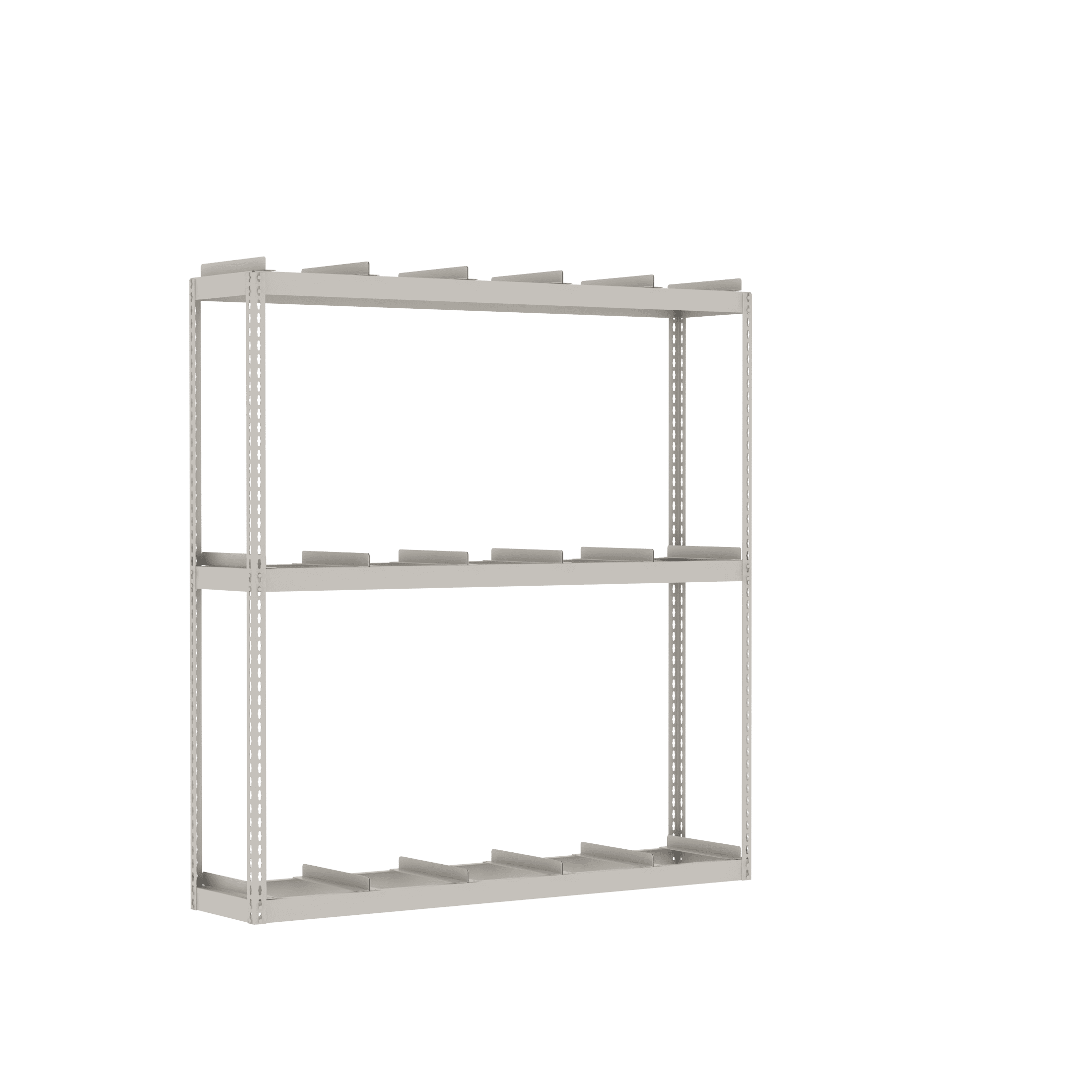Rivet-Span Record Storage 3 Beam Levels Bulk Storage Unit