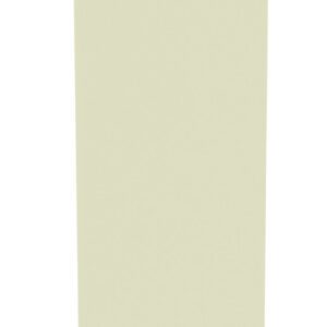 A tall, rectangular, beige panel standing vertically against a white background. It has a smooth, unadorned surface, with sharp edges and corners, casting a slight shadow to the right.