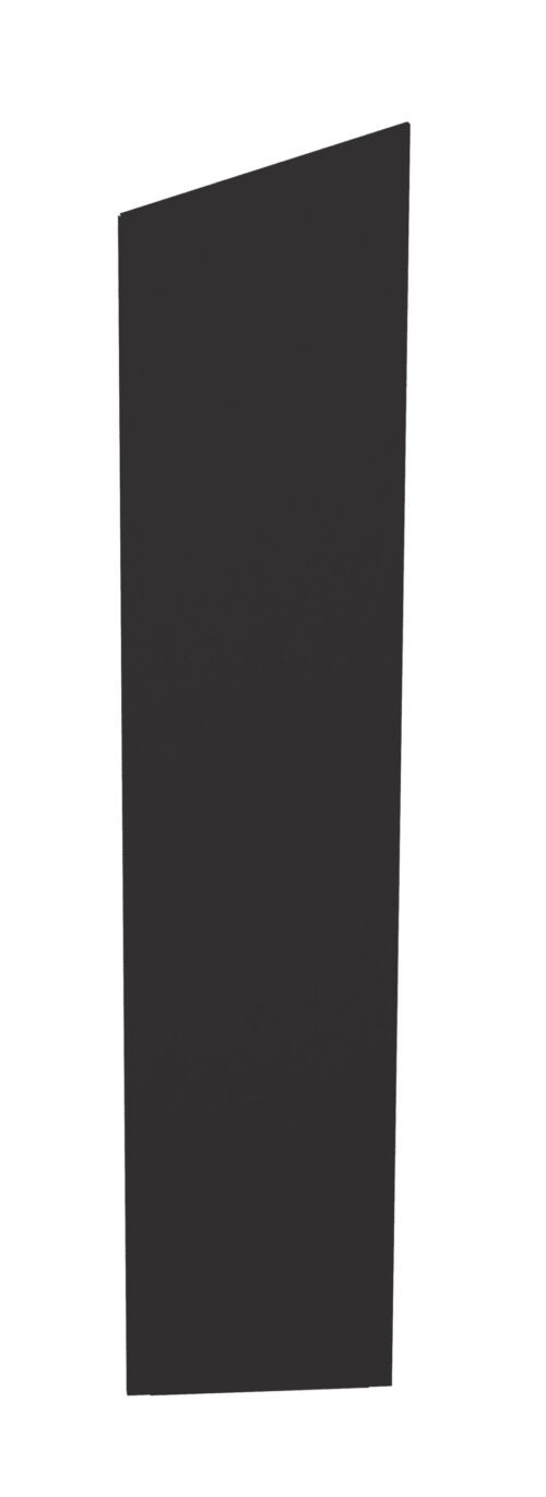 bsjlbwzmt9rsirjxy6zu.jpg A tall, black, rectangular geometric shape set against a plain white background. It appears solid and slightly tilted to the right.