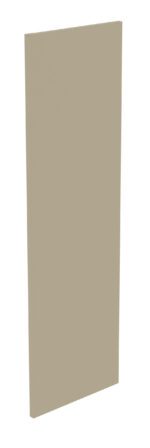 A tall, rectangular, beige-colored panel standing upright against a white background. The panel appears smooth with clean, straight edges, resembling a vertical, flat surface or board.