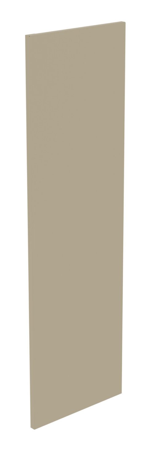A tall, rectangular, beige-colored panel standing upright against a white background. The panel appears smooth with clean, straight edges, resembling a vertical, flat surface or board.