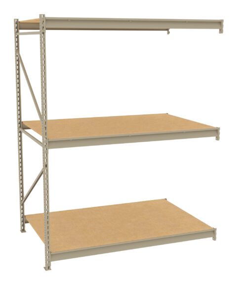 c2jodxrpkkfnveni8zvc.jpg A three-tier metal shelving unit with wooden shelves, shown against a white background. The structure is supported by a metal frame with adjustable slots for versatile shelf placement.