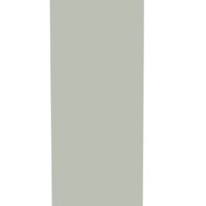 A tall, rectangular, light gray panel standing upright against a white background. The panel has a smooth surface and sharp edges.