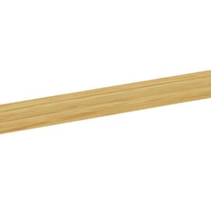 A long, thin wooden plank with a light wood grain pattern, shown on a plain white background.