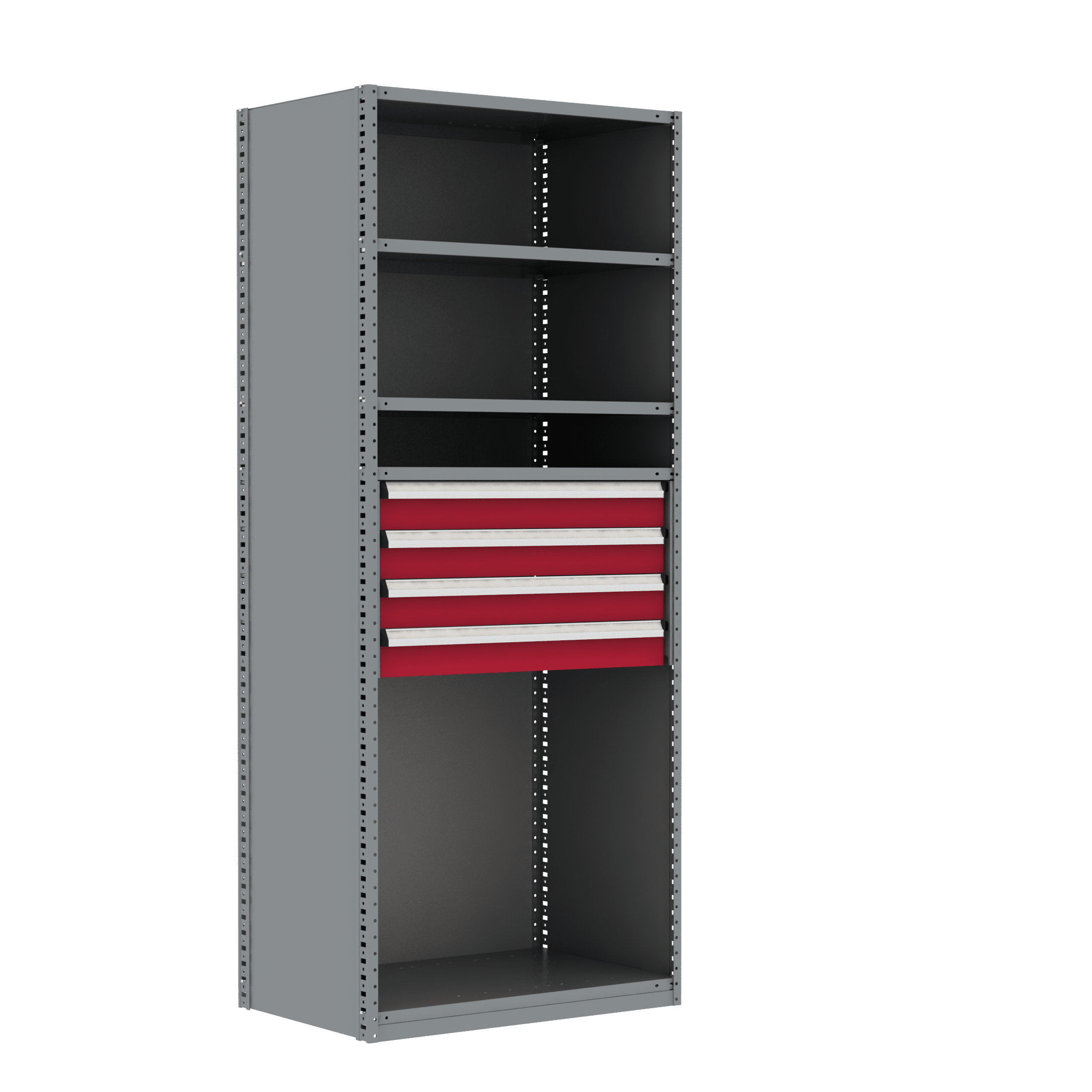 Borroughs DIS Preconfigured Drawer System Unit 4 Drawers
