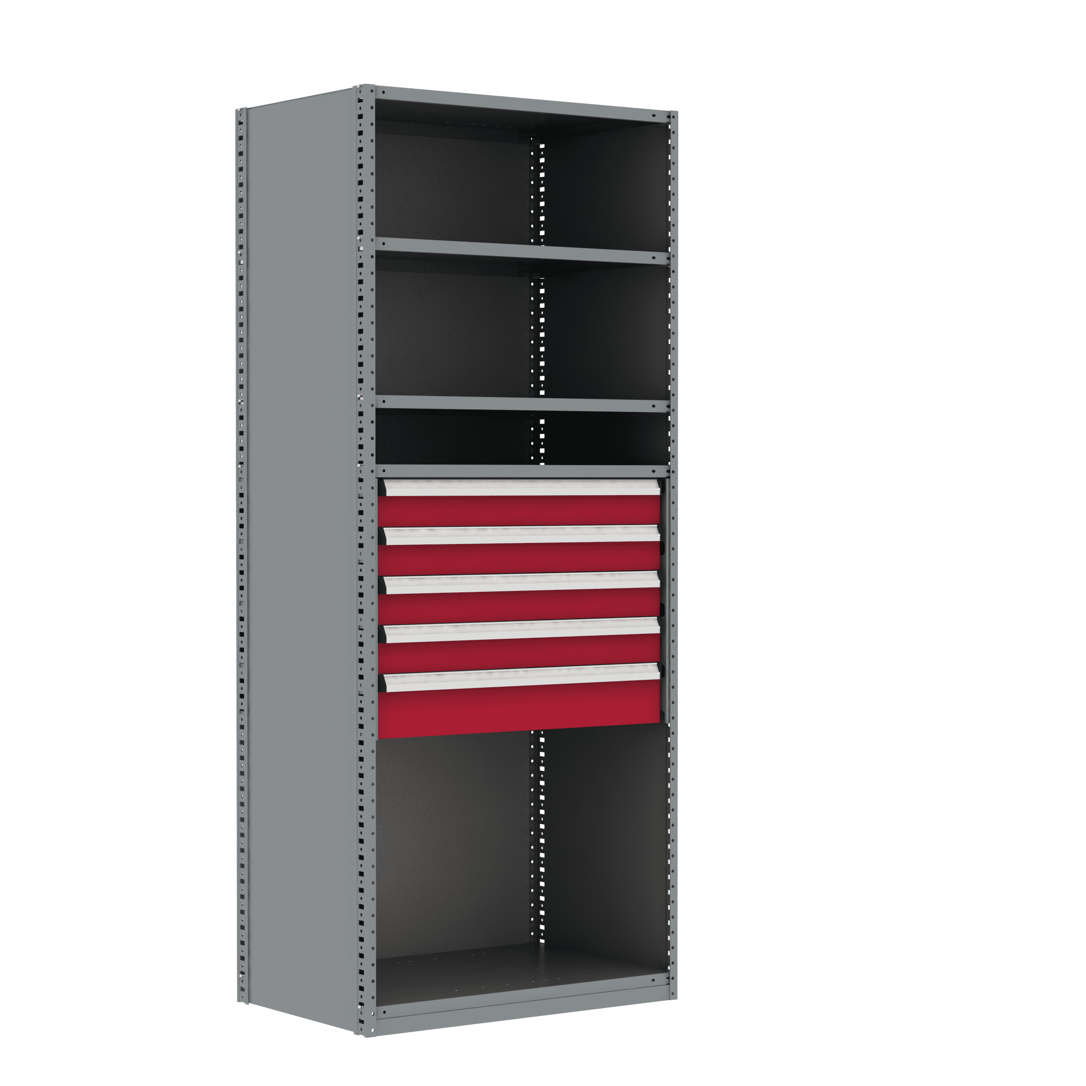 Borroughs DIS Preconfigured Drawer System Unit, 5 Drawers