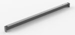 A long, rectangular metal bar with mounting holes at each end, positioned diagonally against a plain white background.