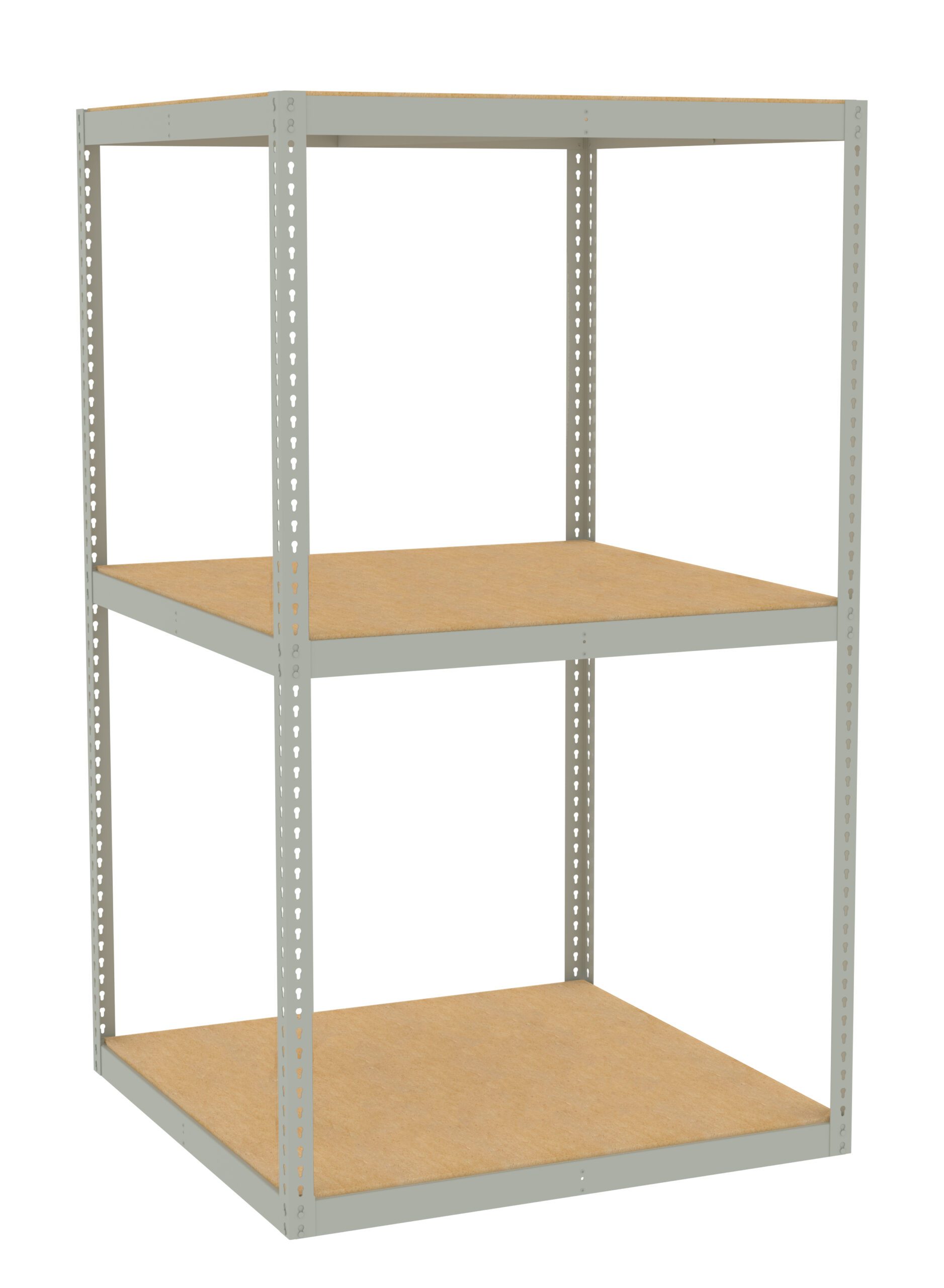 Long Span Shelving Unit Light Grey