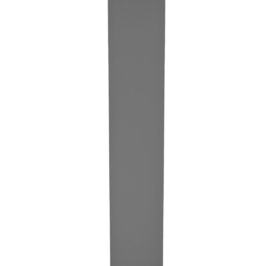 A gray, cylindrical metal base with circular plates on both ends. It appears designed to support a table or structure, featuring bolt holes for securing. The surface is smooth and unadorned.