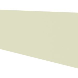 A beige L-shaped bracket displayed on a white background, with the vertical section oriented upwards and the horizontal section extending to the right.