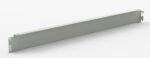 A light gray metal rail with mounting brackets on each end. The long, narrow object has a smooth surface and is shown on a white background, resembling a shelf support or part of a rack system.