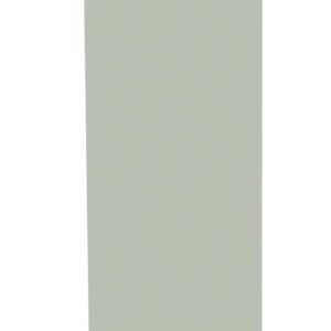 A plain, light grayish-green rectangular panel positioned vertically against a white background.