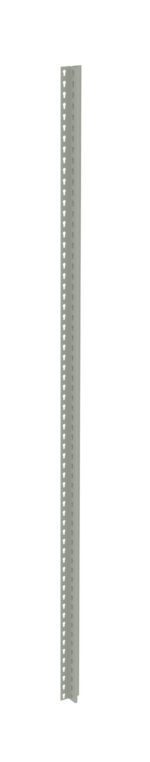 A long, narrow metal strip with a series of evenly spaced triangular cutouts along its length, placed against a plain white background.