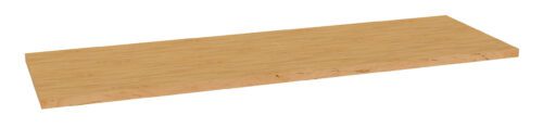 A rectangular, flat wooden board with a smooth, light brown surface and visible wood grain texture, reminiscent of Tennsco Shelving in its precision. The edges are clean, and the corners are sharp, indicating a meticulous cut.