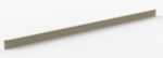 A long, narrow, light gray metal bracket with two evenly spaced holes along its length, designed for mounting or support purposes, against a plain white background.